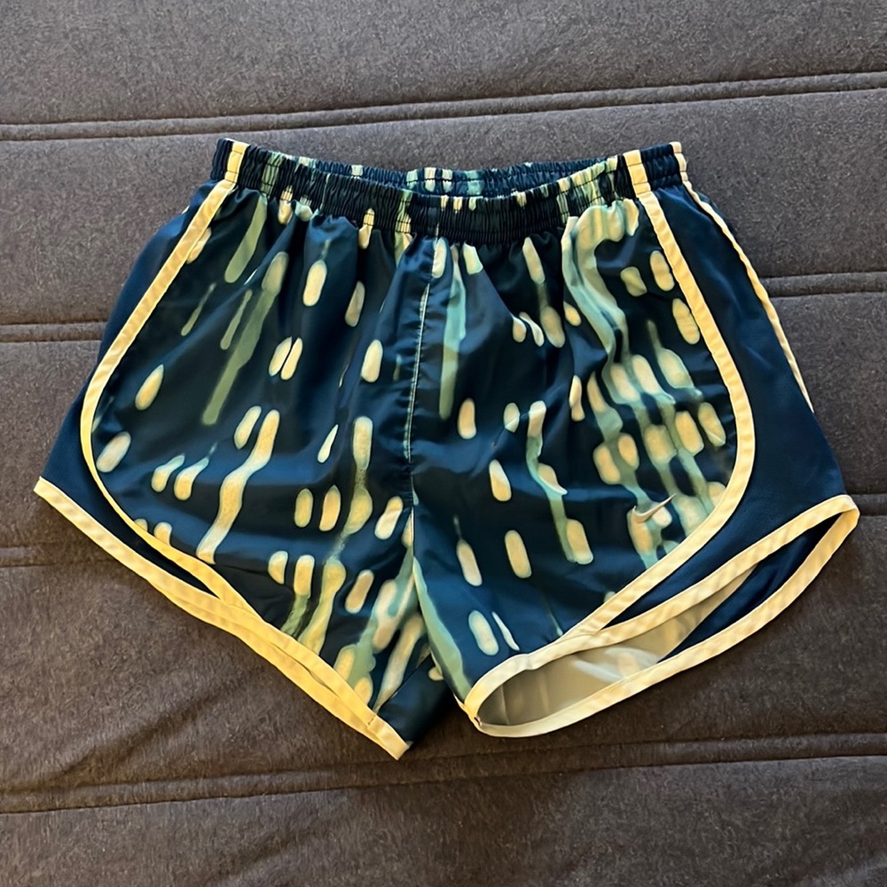 Nike running shorts • size XS • blue and white pattern